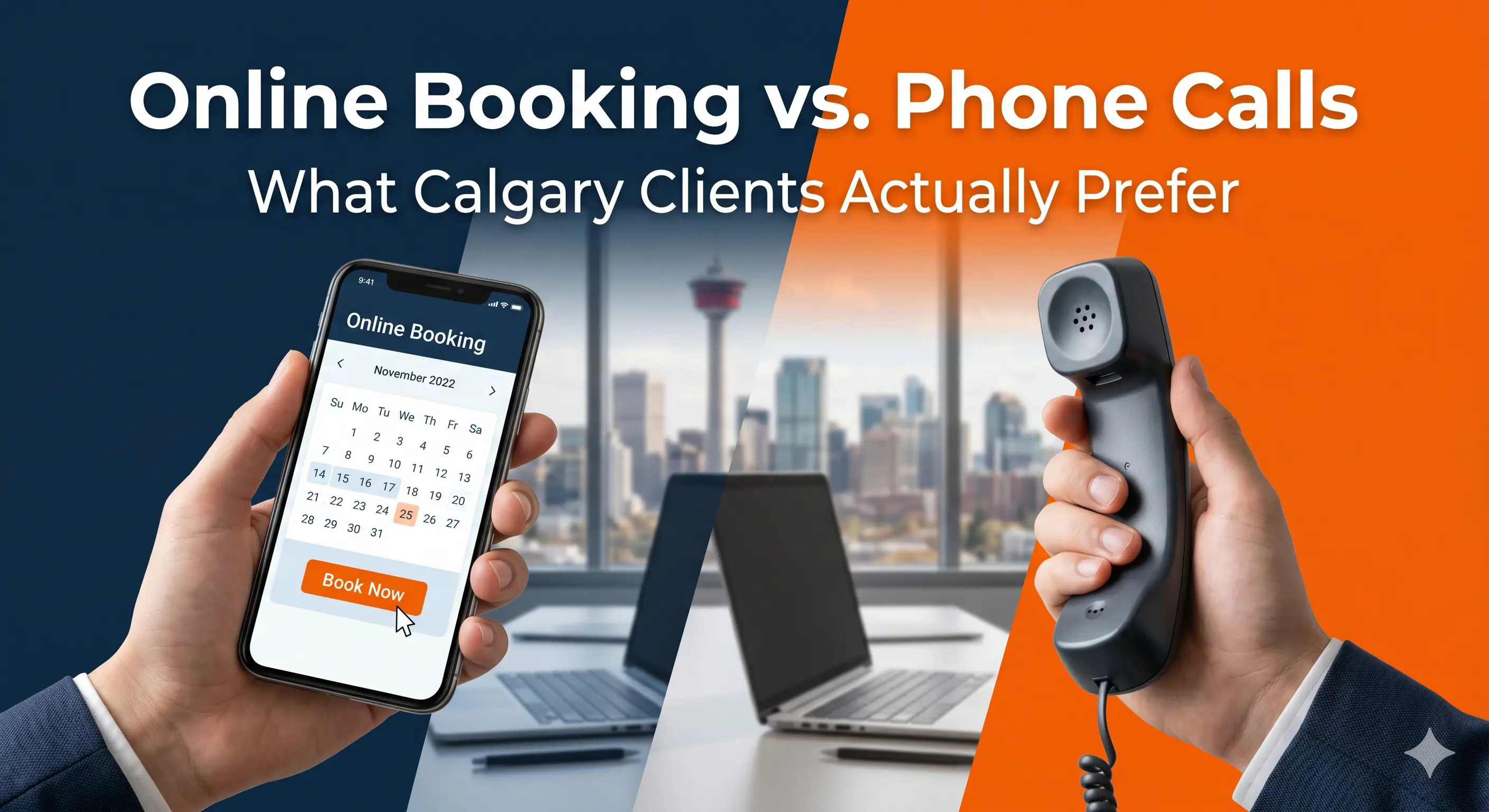 Online Booking vs. Phone Calls — What Calgary Clients Actually Prefer